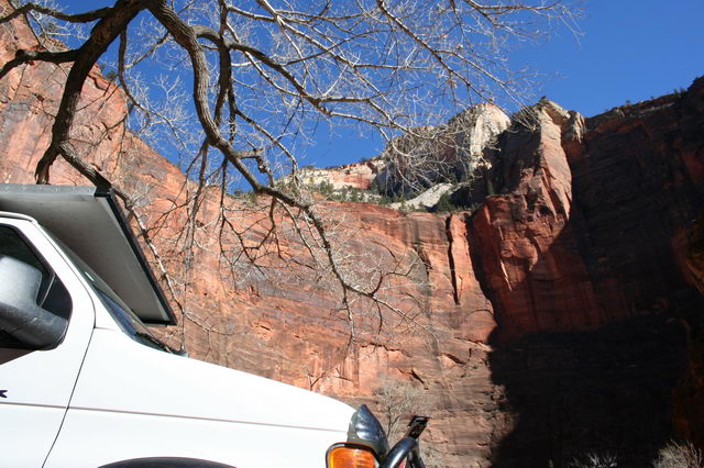 Sportsmobile in Zion NP